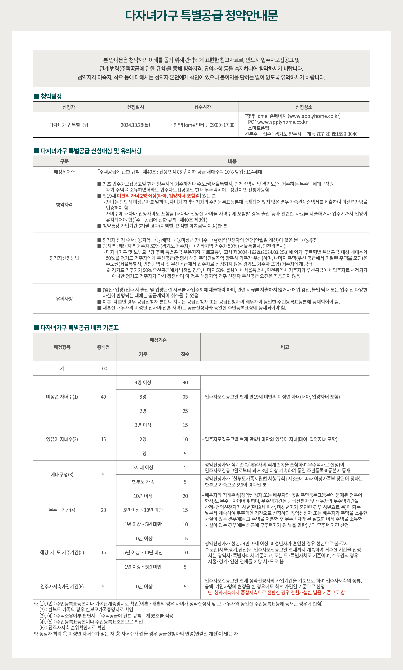 다자녀가구